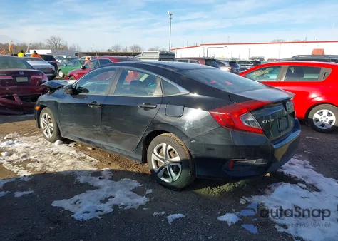 2017 Honda Civic Lx from USA, damaged, VIN 19XFC2F68HE038488